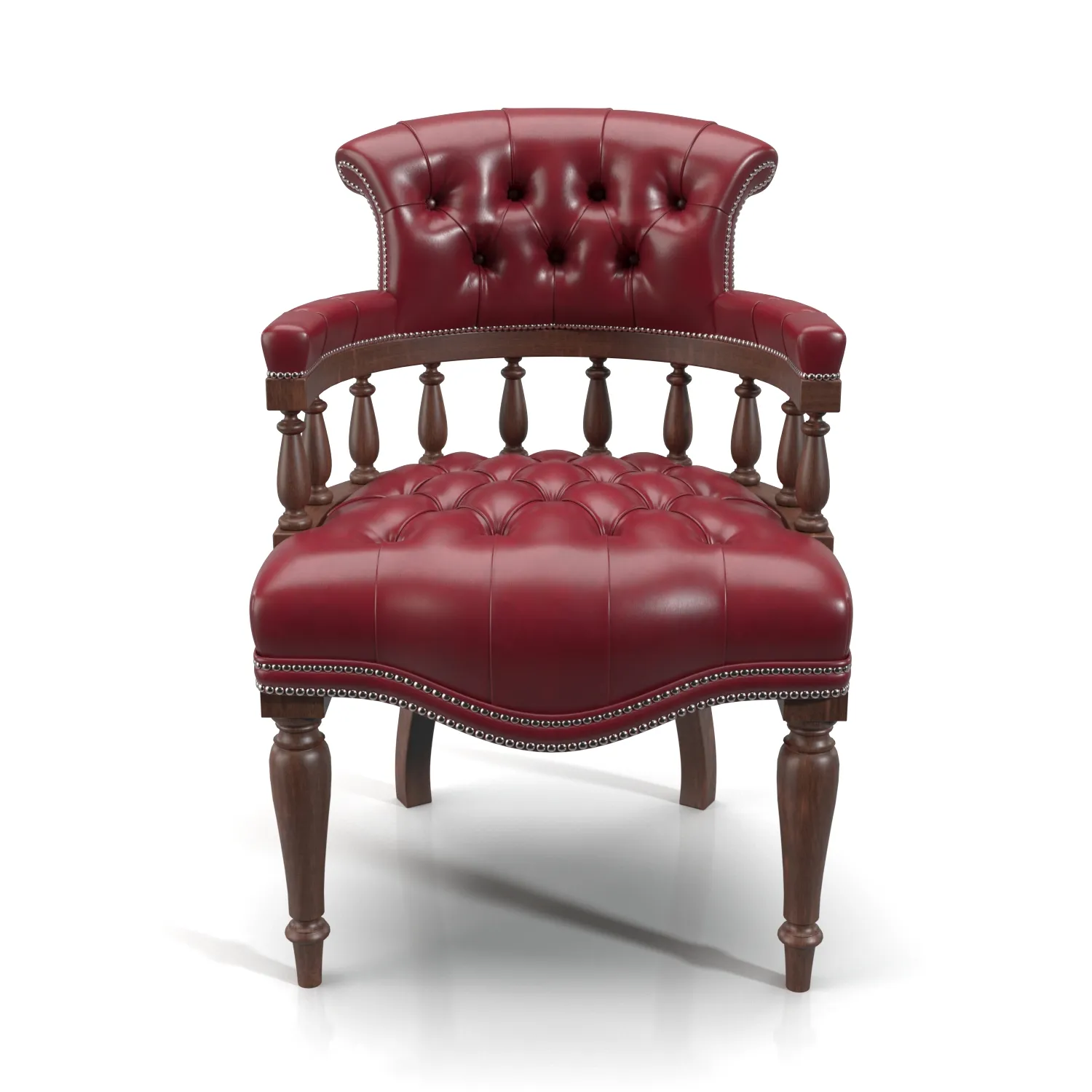 Captains Desk Chair Gamay PBR 3D Model_04